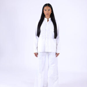 Chemise patchwork dentelle