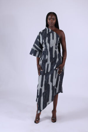Robe asymétrique Cactus