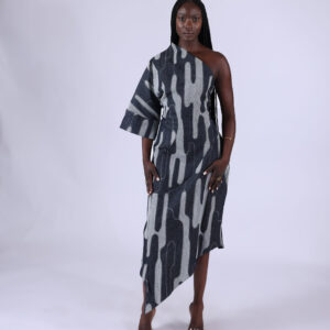 Robe asymétrique Cactus