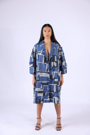Robe veste patchwork
