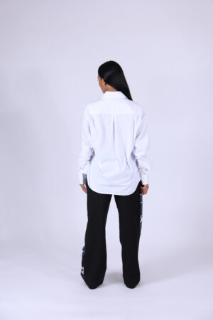 Jean patchwork bi-matière – Image 3