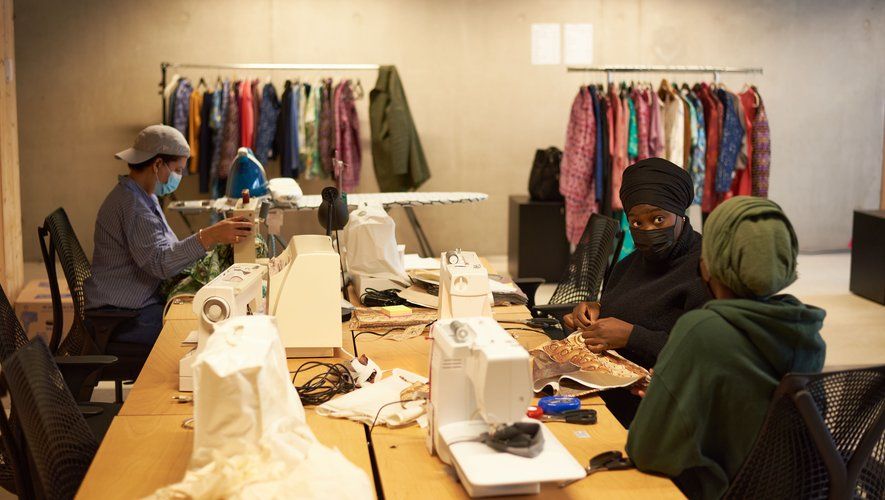 Atelier textile Hawa au féminin pour collectivités et marché public