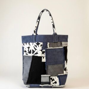 Tote Bag Patchwork Denim