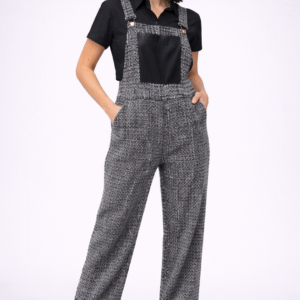 Combinaison Tweed Noir et Blanc