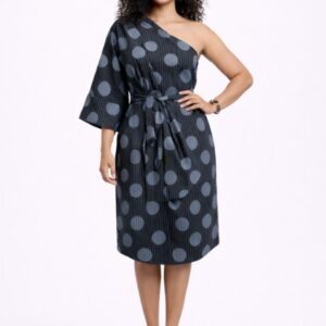 Robe Asymétrique à pois