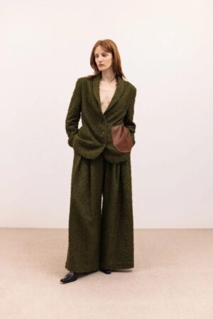Blazer en tweed brossé