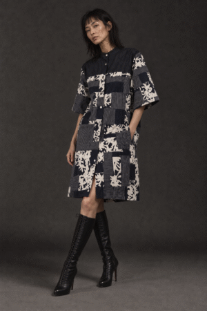 Robe Chemise Patchwork