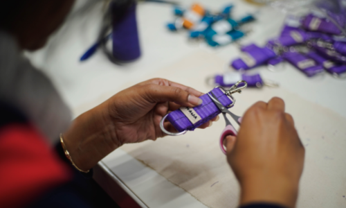 Upcycling portes clés Hawa pour les JO 2024